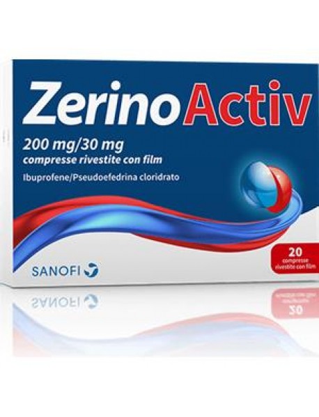 ZERINOACTIV 200/30MG COMPRESSE FILM RIV 20CPR 